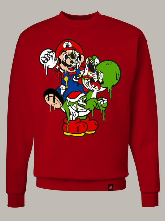 Mario Yoshi Crewneck Sweatshirt