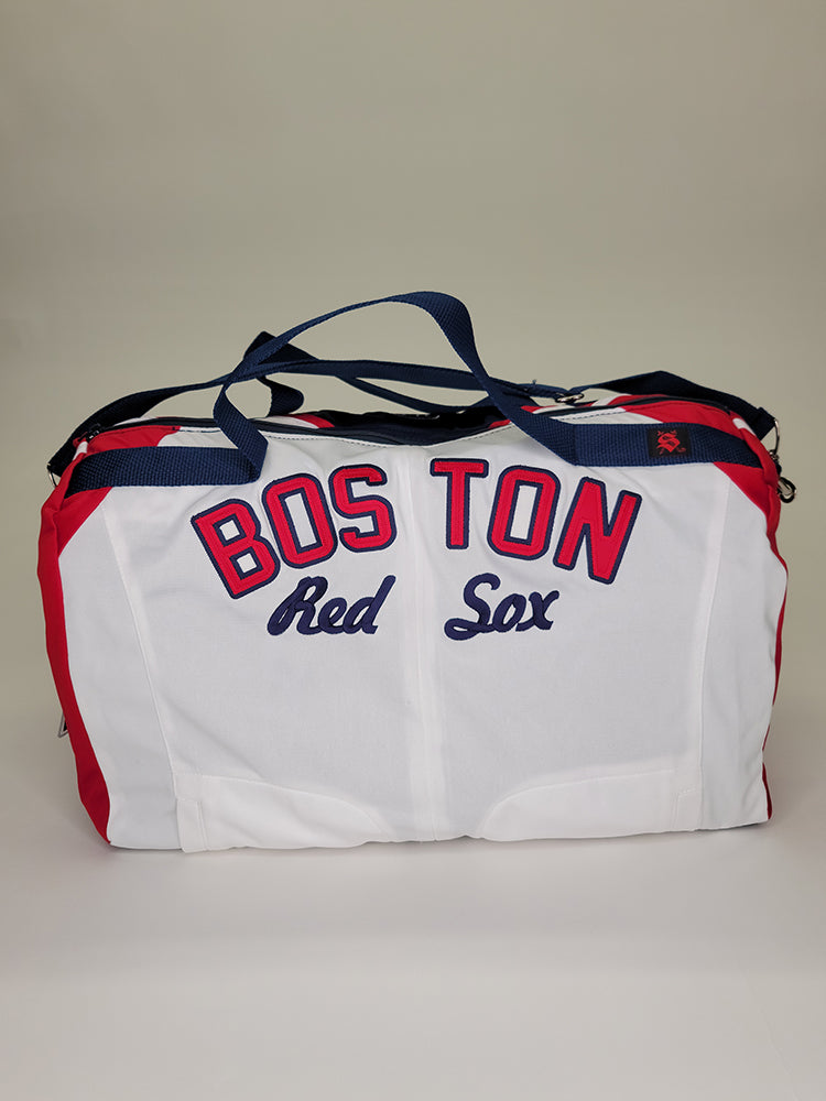 Boston Red Sox White Duffle