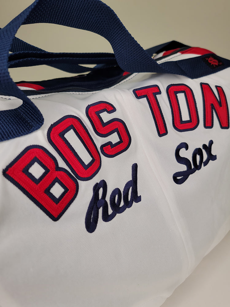 Boston Red Sox White Duffle