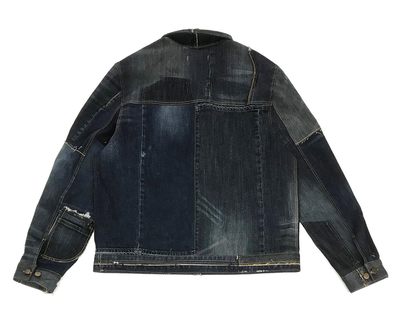 Reconstructed Denim Jacket-XL